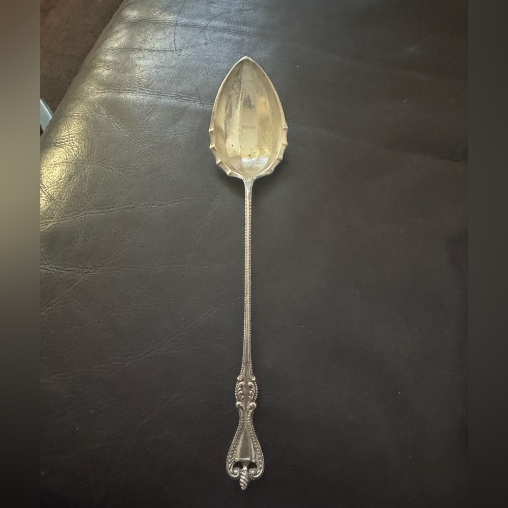 Silver Ribbed Spoon